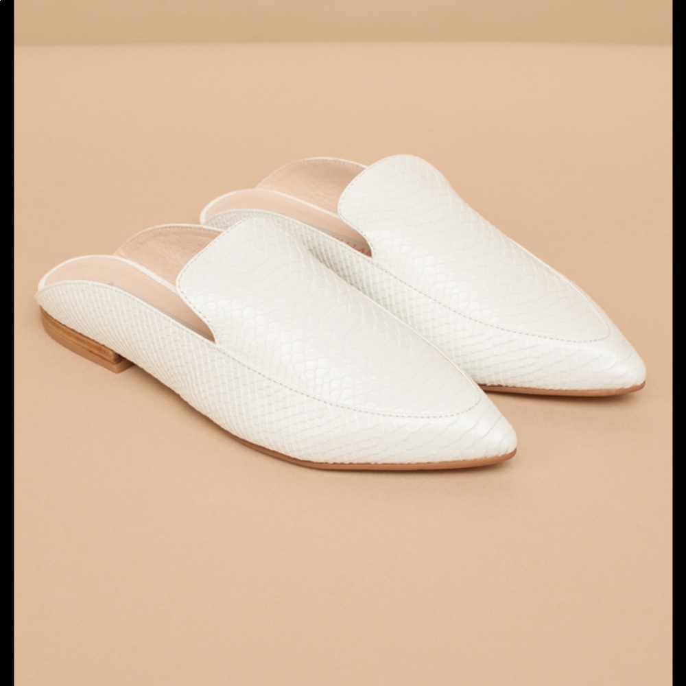 Kristin Cavallari Chinese Laundry White Mule 8.5